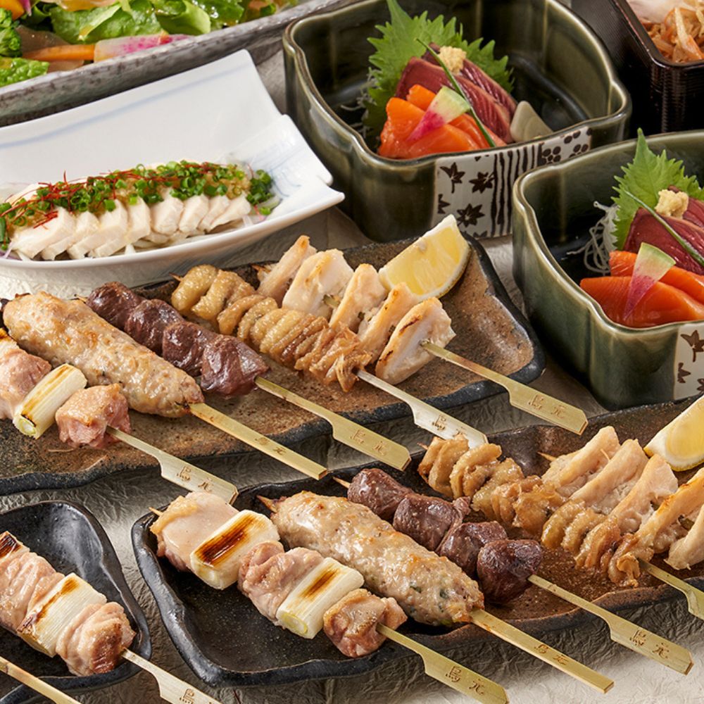 10/31～鳥元おすすめ！焼鳥 極み(きわみ）コース